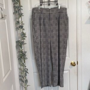 Torrid Houndstooth Wide Leg Dress Pants
